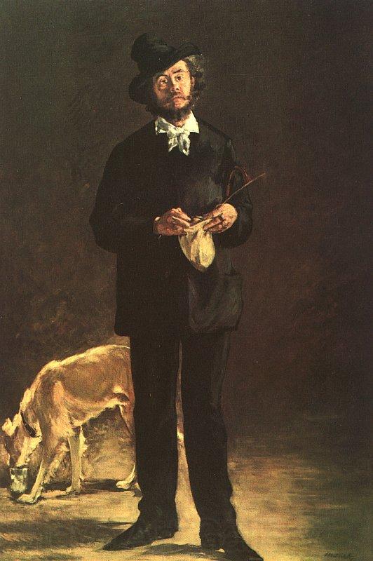 Edouard Manet Portrait of Gilbert Marcellin Desboutin Norge oil painting art